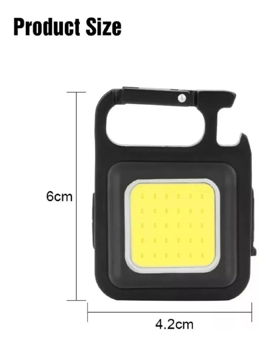 MINI LINTERNA LED USB & LLAVERO